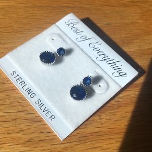 Sapphire Teardrop Earrings